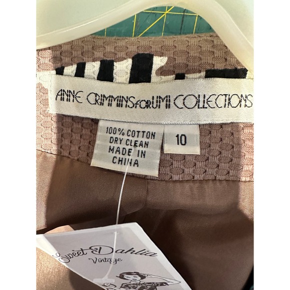 1980s Brown Zebra Print Set | Size 10 | Vintage - Picture 3 of 3